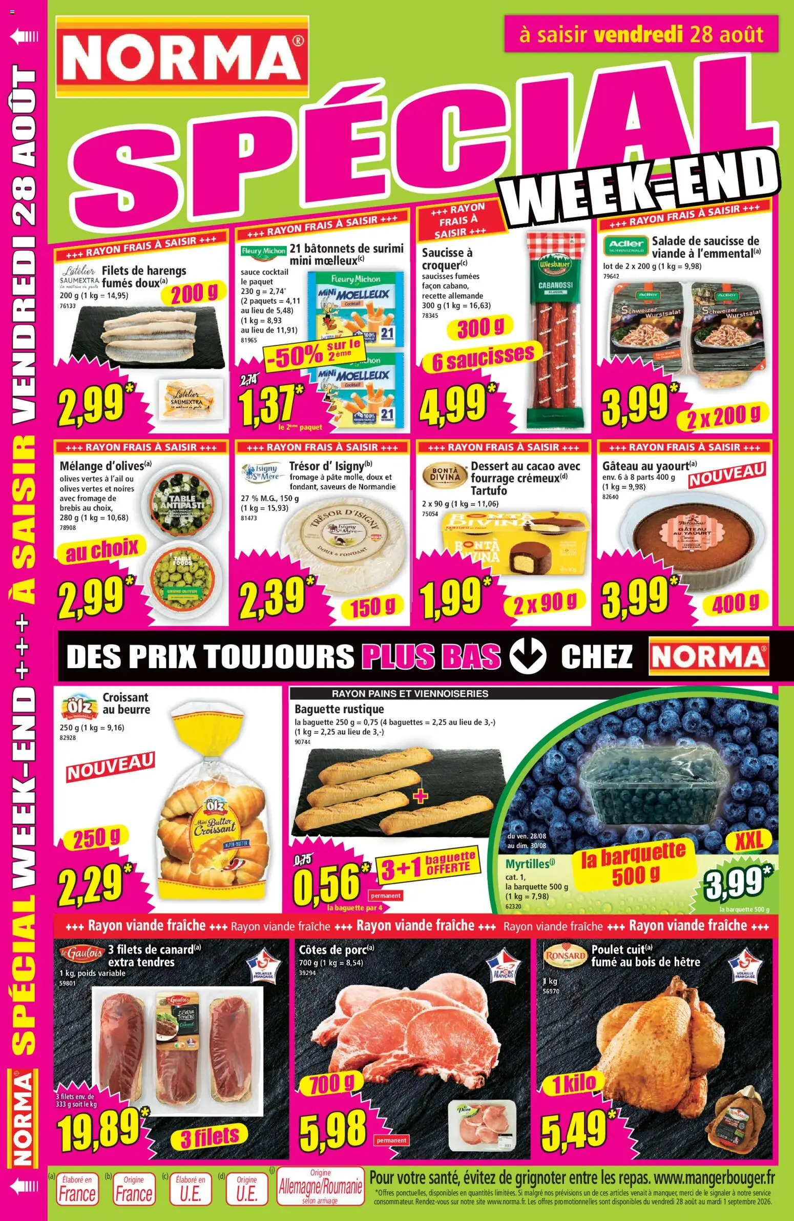 {H1} | Page: 12 | Produits: Baguette, Croissant, Poids, Trésor