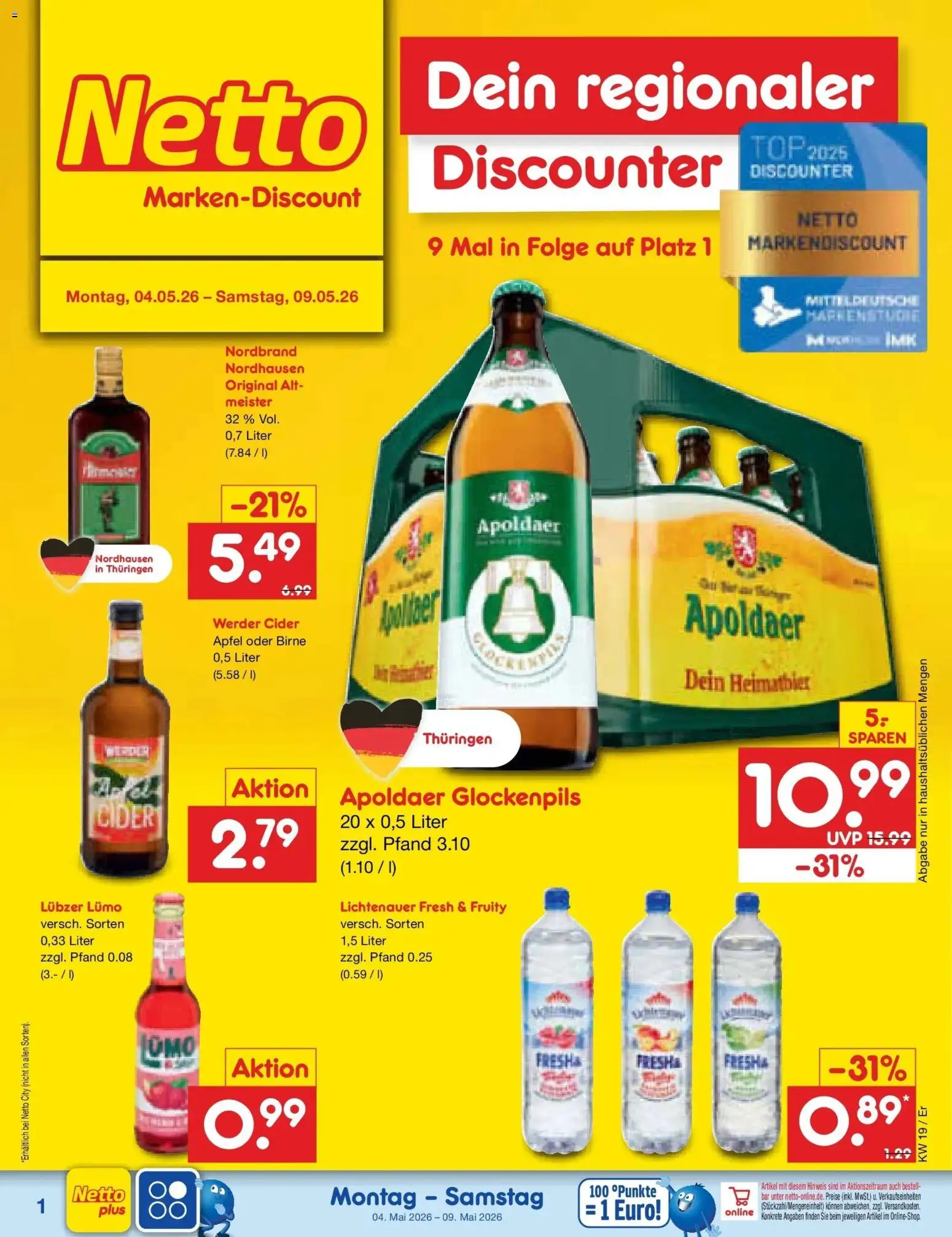 Netto Marken-Discount Prospekt Nordhausen	 – gültig ab 04.05.2026 | Seite: 54