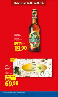 Náhled letáku CIEN Kosmetické kapesníky, 3 x 120 ks, 3vrstvé, s aloe vera, 1 balení = 23,30 Kč od 15.10.2026 | Strana: 7