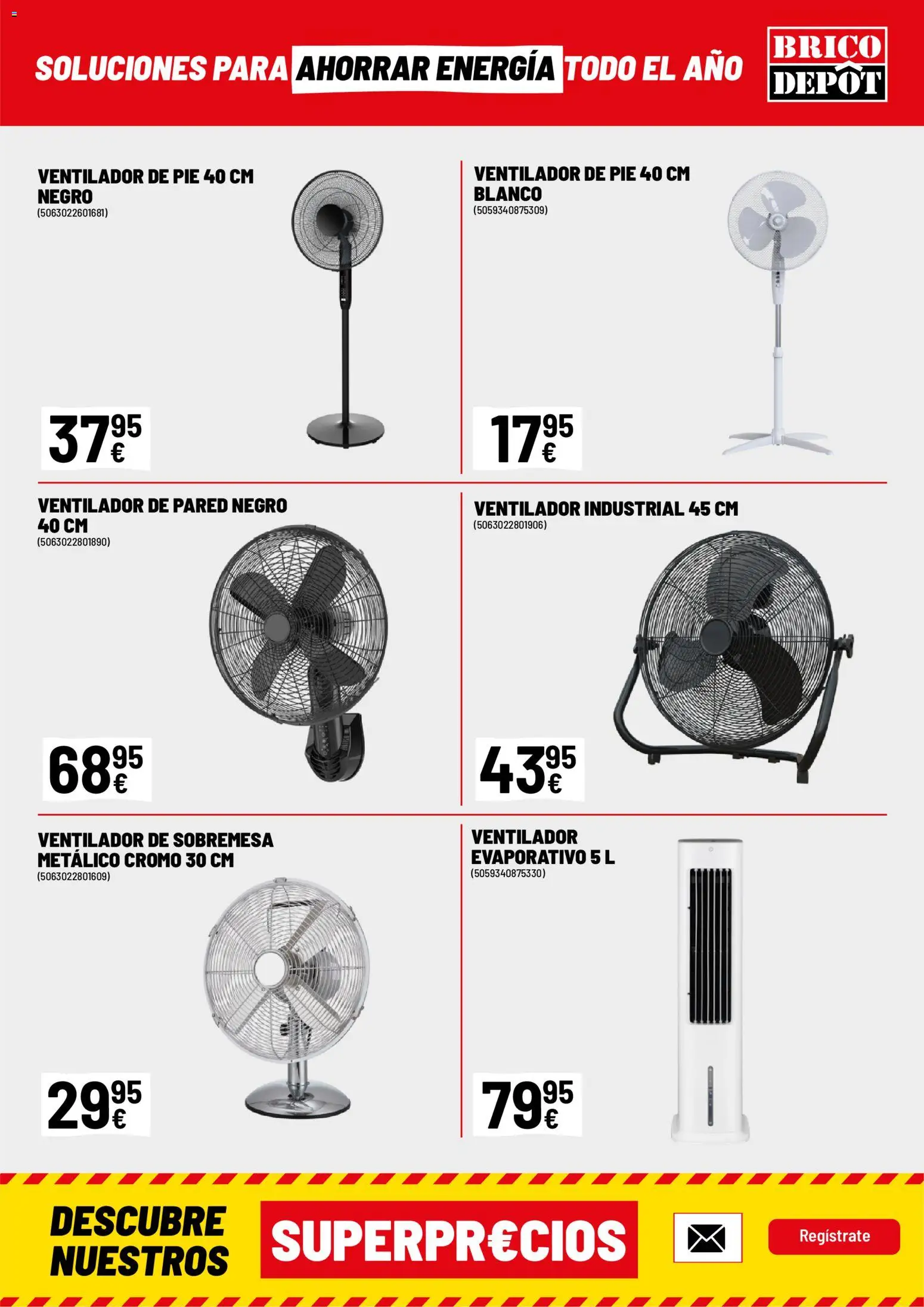Brico Depôt folleto │ válido desde el 31/07/2026 | Página: 9 | Productos: Ventilador, Ventilador de pie