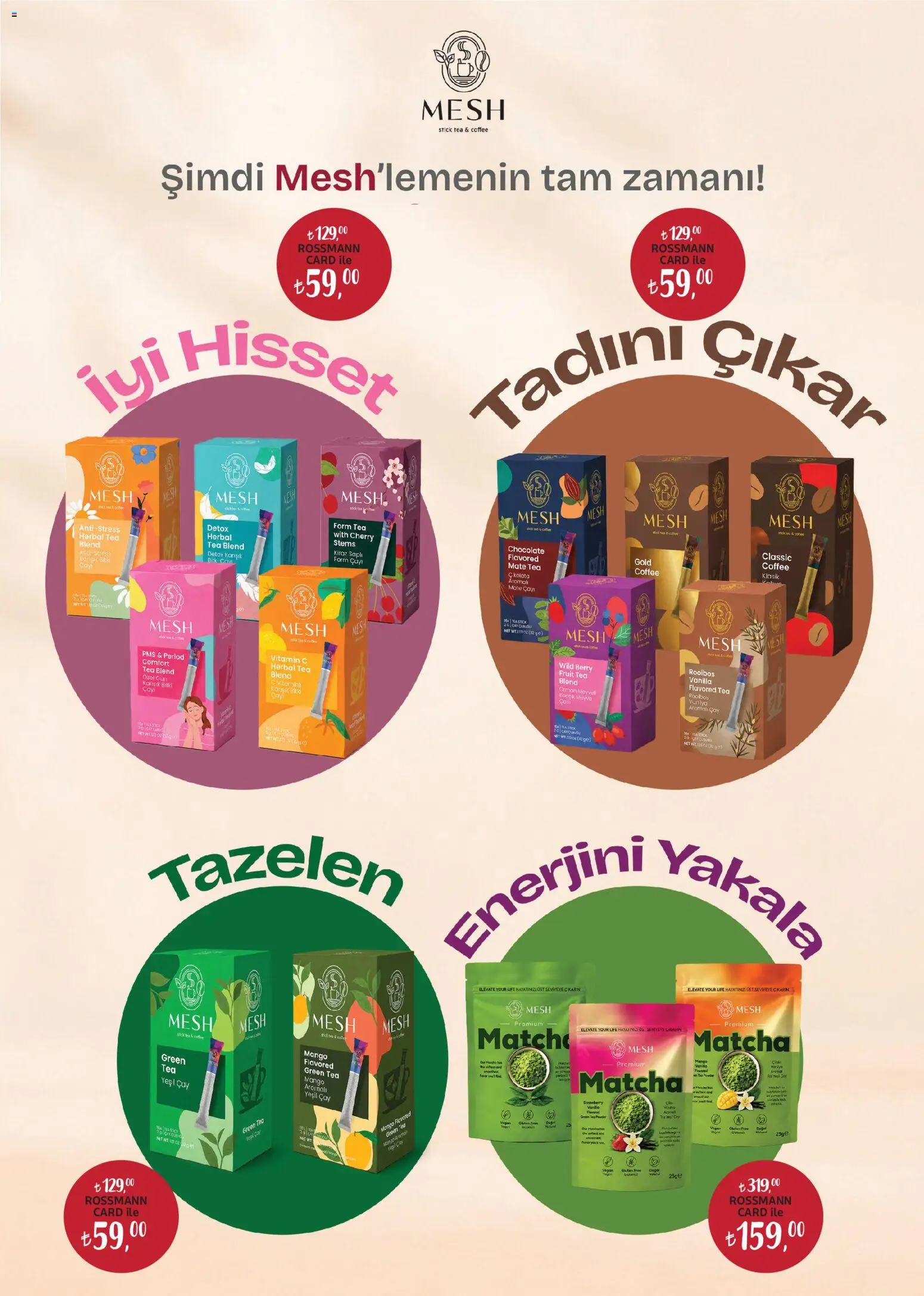 Rossmann - Back to School Kataloğu - 28 Ağustos 2026 tarihinden itibaren geçerlidir | Sayfa: 7 | Ürünler: Çay, Matcha, Mango, Kiraz