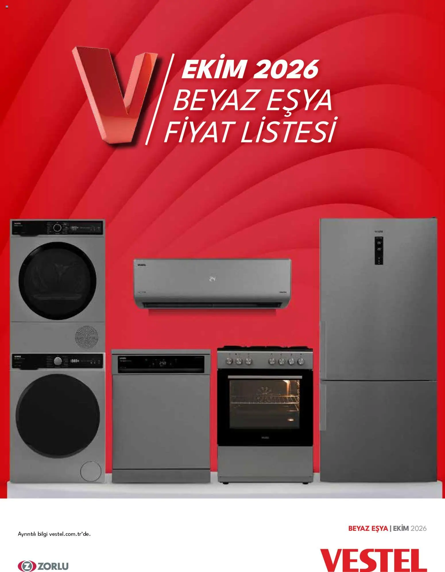 Vestel Katalog - 01 Ekim 2026 tarihinden itibaren geçerlidir | Sayfa: 1