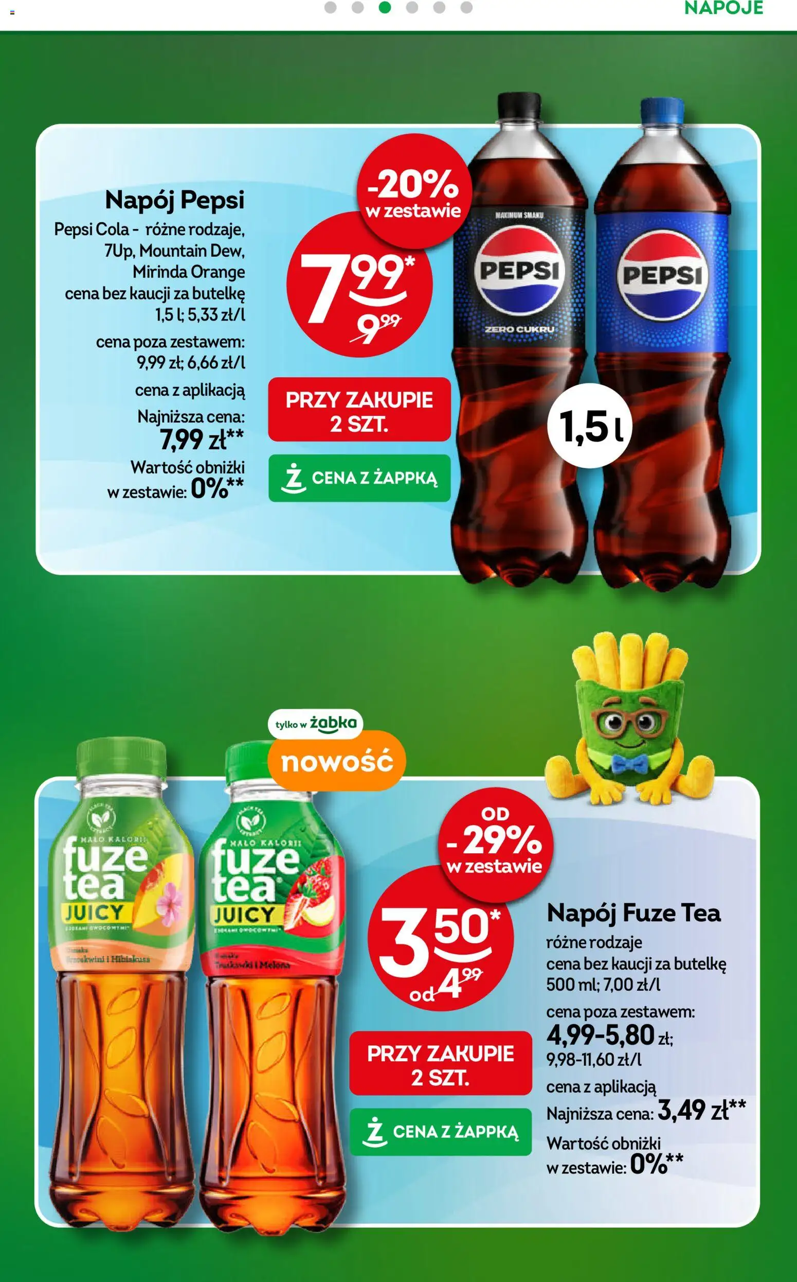 Żabka gazetka od 20.05.2026 | Strona: 34 | Produkty: Napoje, Pepsi