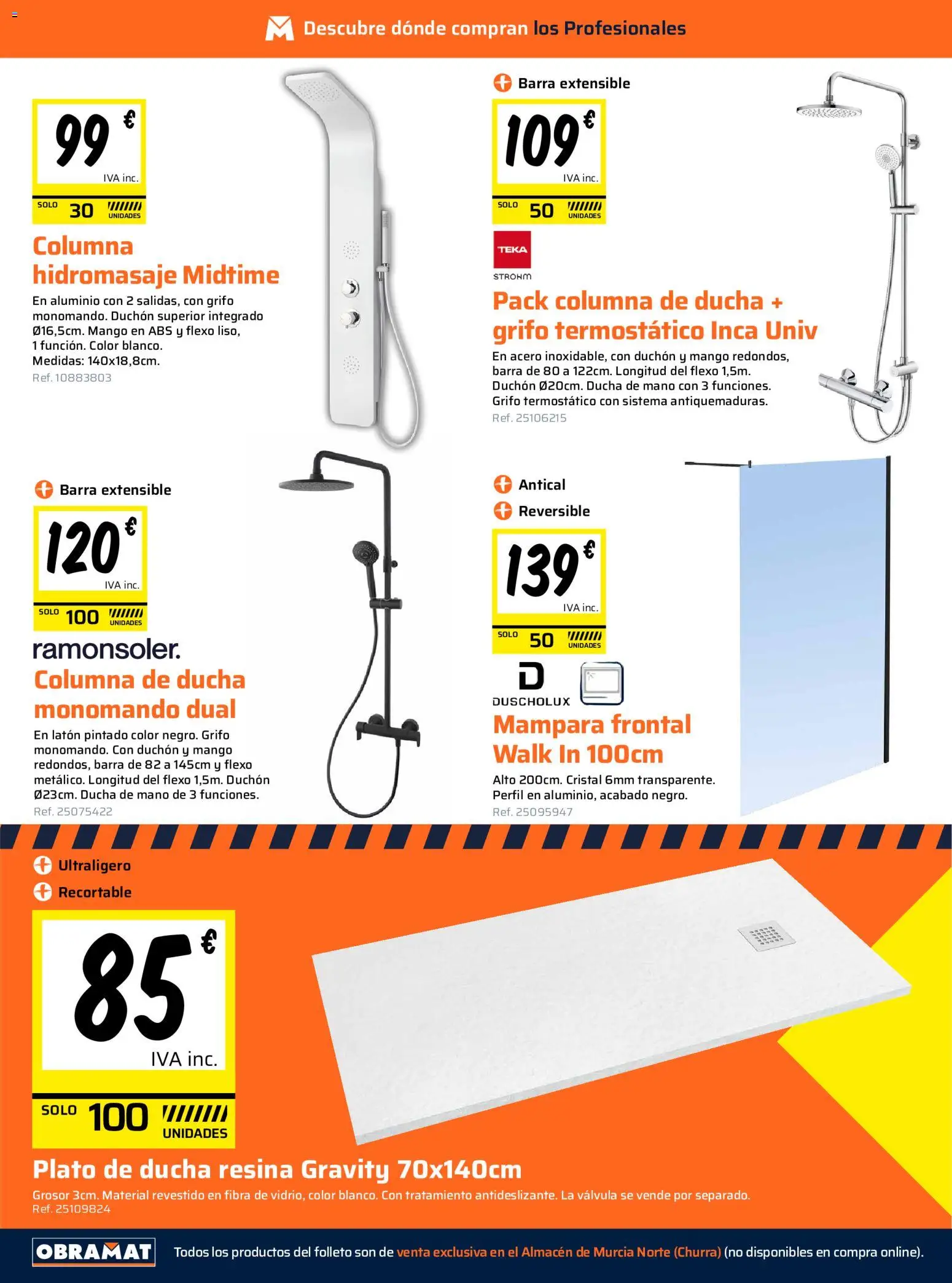 Obramat folleto │ válido desde el 23.06.2026 | Página: 10 | Productos: Ρούτερ, Ducha