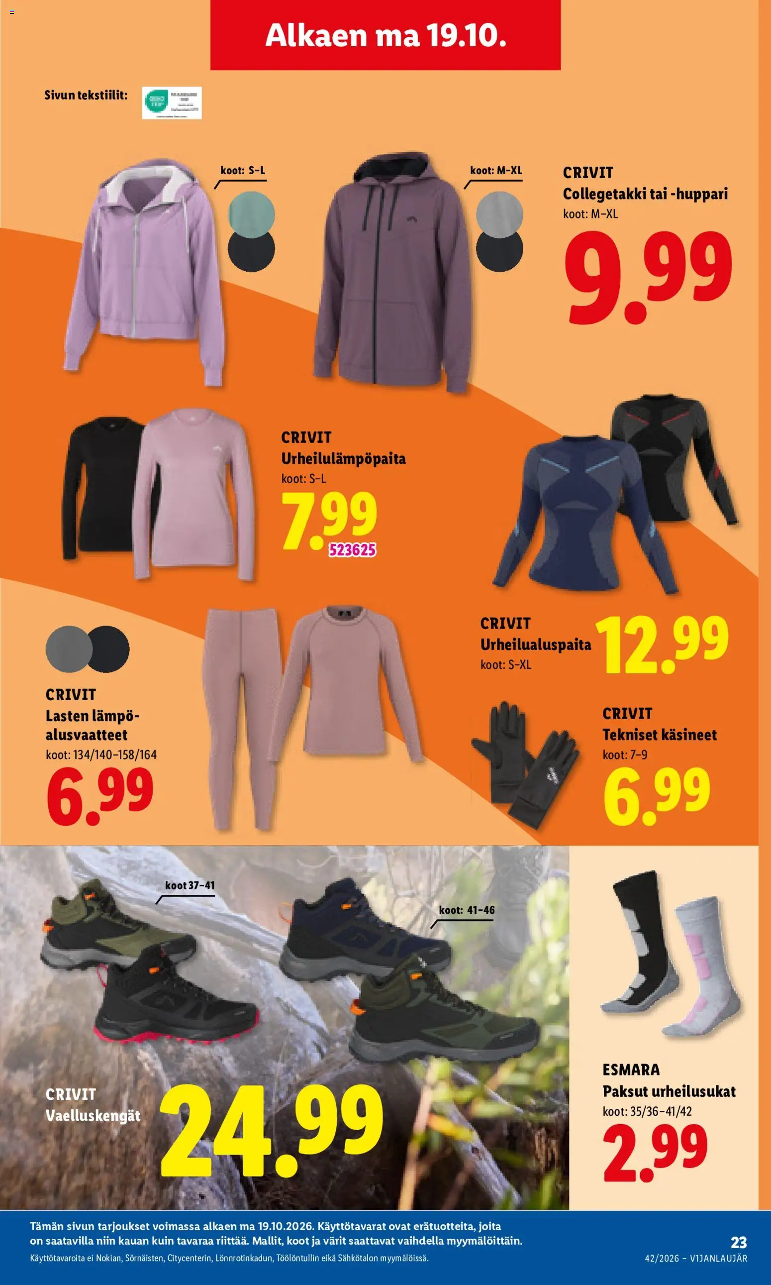 Lidl tarjoukset Vihti – voimassa 19/10/2026 alkaen | Sivu: 19