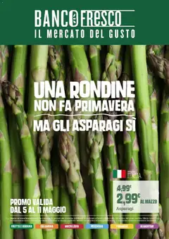 Anteprima del volantino Offerte - Una rondine non fa primavera, ma gli asparagi si. valido a partire dal 04.05.2026