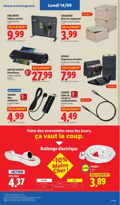 LIDL - Prévisualisation de TRONIC Câble de charge et synchronisation, L'unité au choix. valide à partir de 10/09/2026 | Page: 43 | Produits: Câble, Tableau, Rallonge électrique, Boîte de rangement