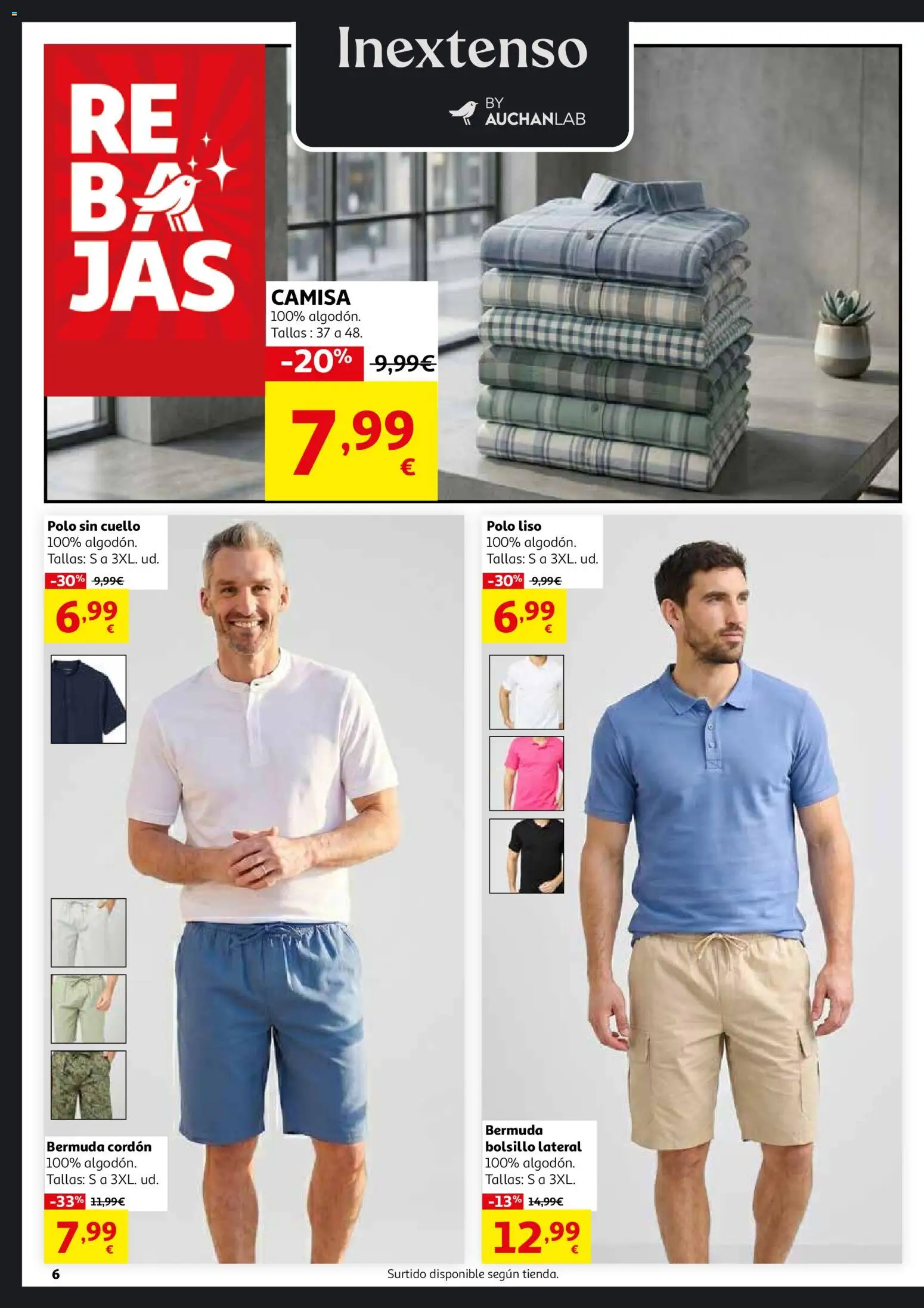 Alcampo Rebajas │ válido desde el 24/06/2026 | Página: 6 | Productos: Camisa