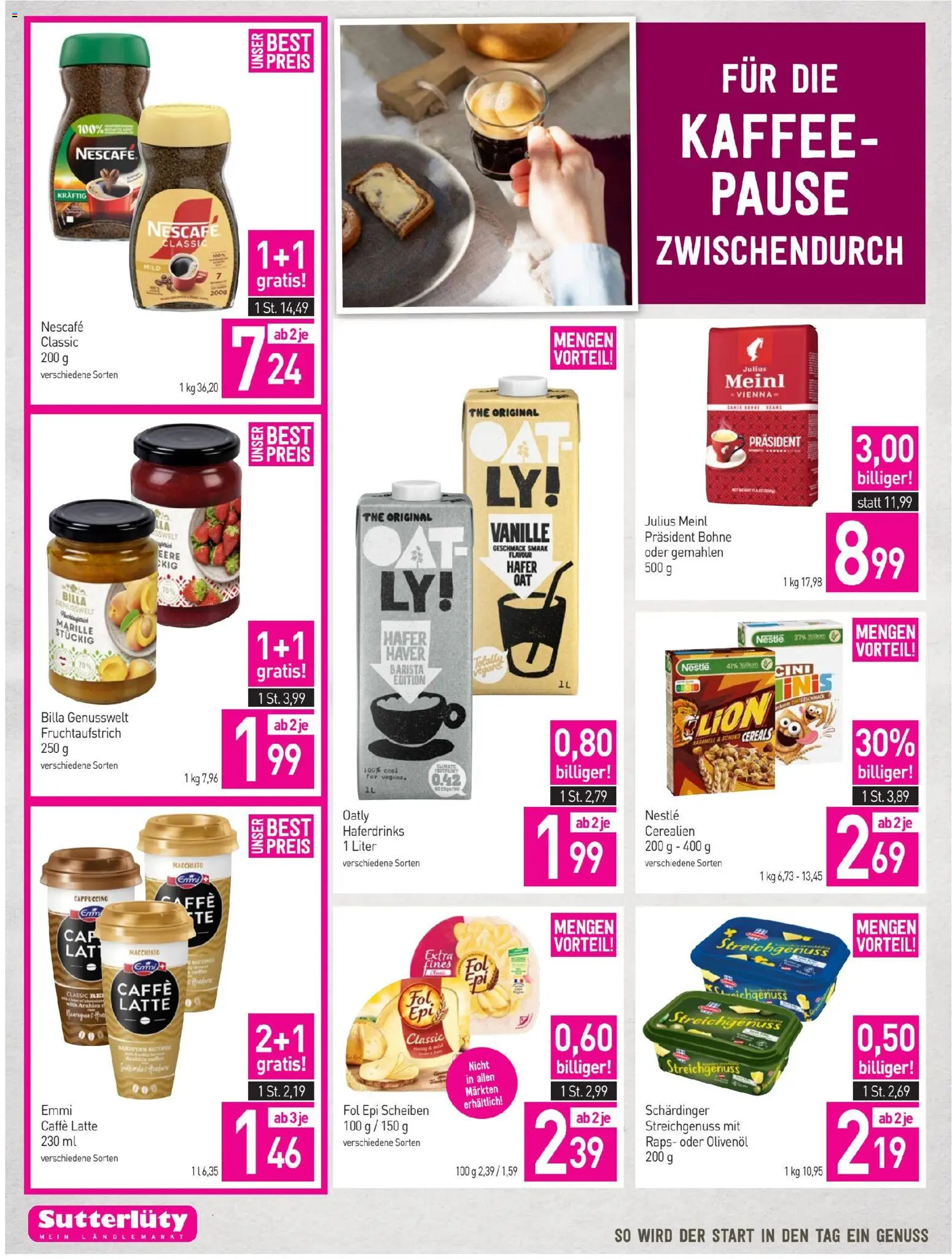 Sutterlüty Flugblatt gültig ab 21.05.2026 | Seite: 6 | Produkte: Kaffee
