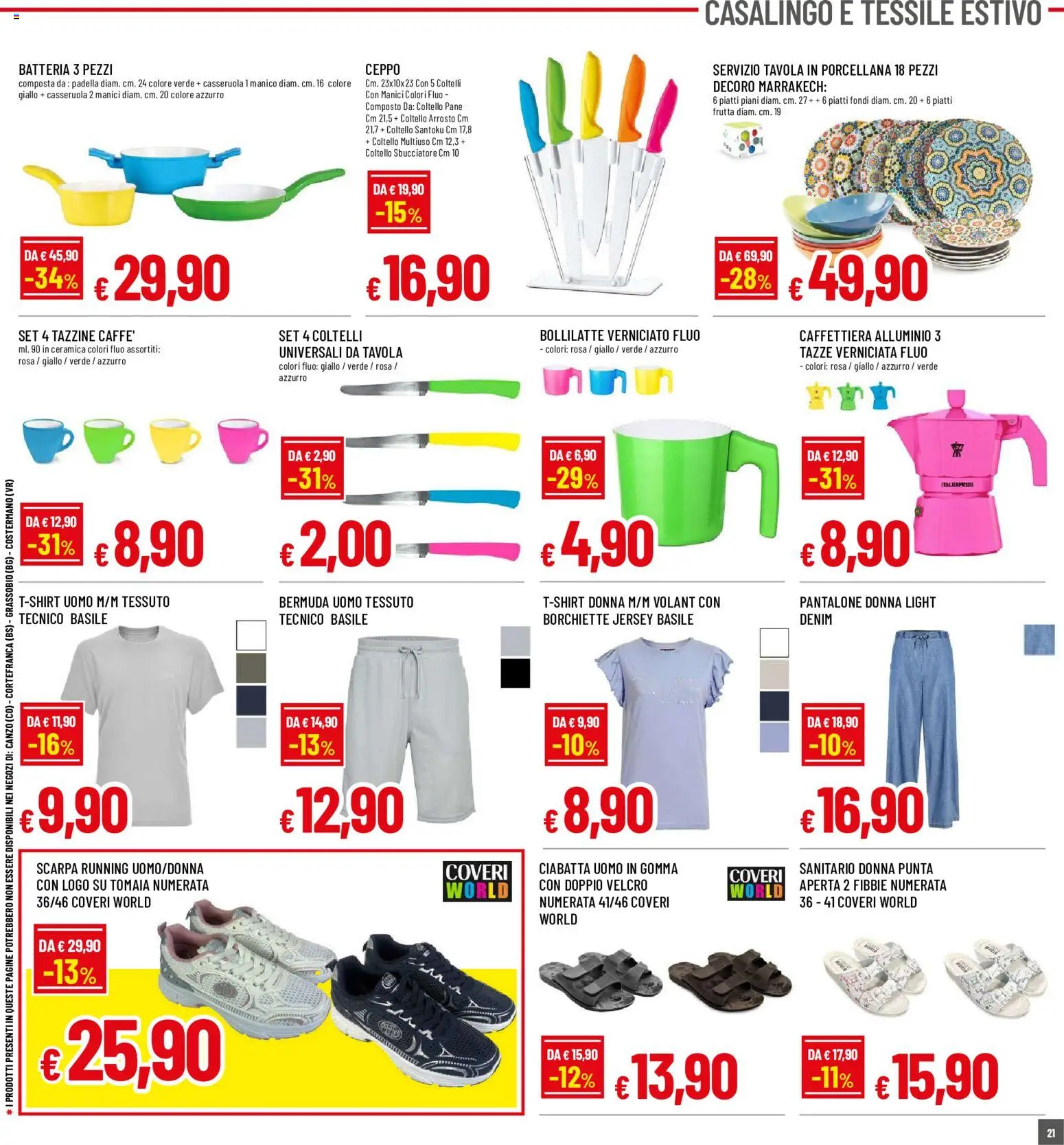 Volantino Famila del 21.05.2026 | Pagina: 21 | Prodotti: Arrosto, Pane, Caffettiera, Alluminio