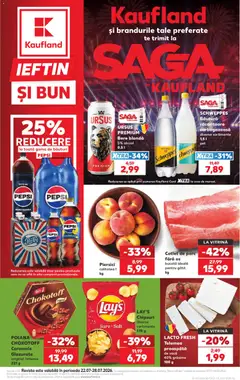 Kaufland RO Zalau - amely érvényes a következő dátumtól: 2026.07.22. | Oldal: 1 | Termékek: Pepsi, Mák