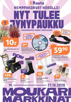 K-Rauta-mainoslehti voimassa 14/10/2026 alkaen