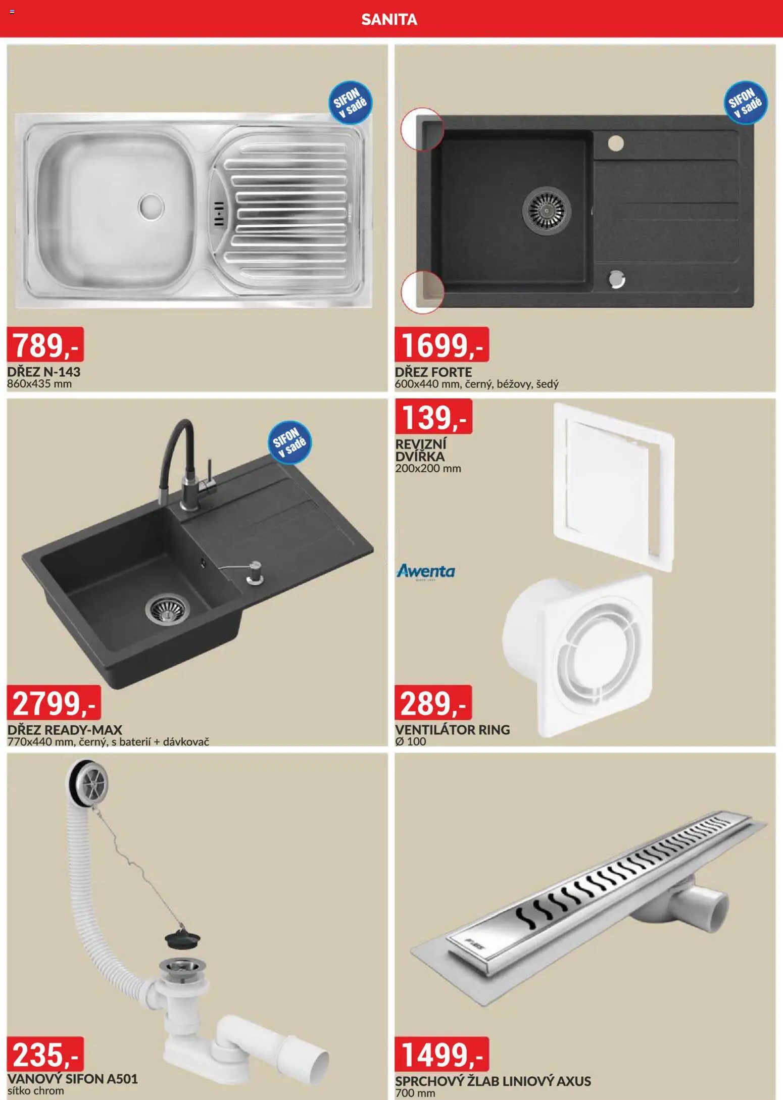 BAUMAX leták od 01.07.2026 | Strana: 29 | Produkty: Sítko, Dávkovač, Dřez, Ventilátor