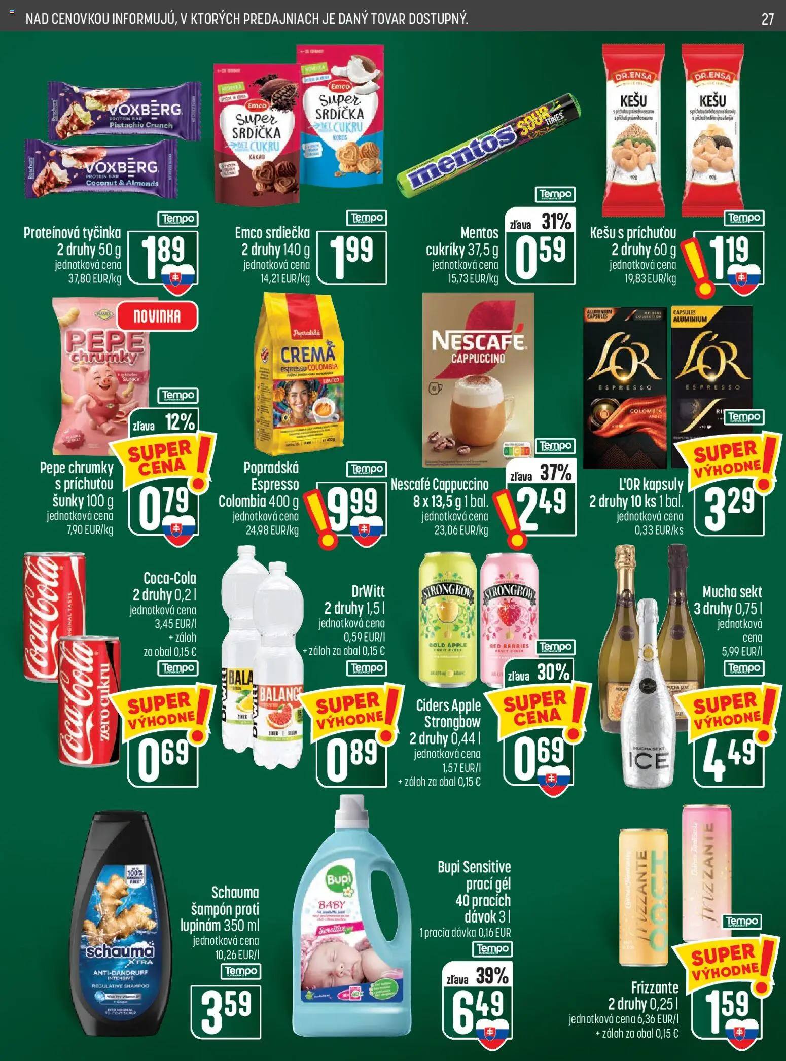 Nové COOP Jednota akcie – leták je platný od 01.10.2026 | Strana: 27
