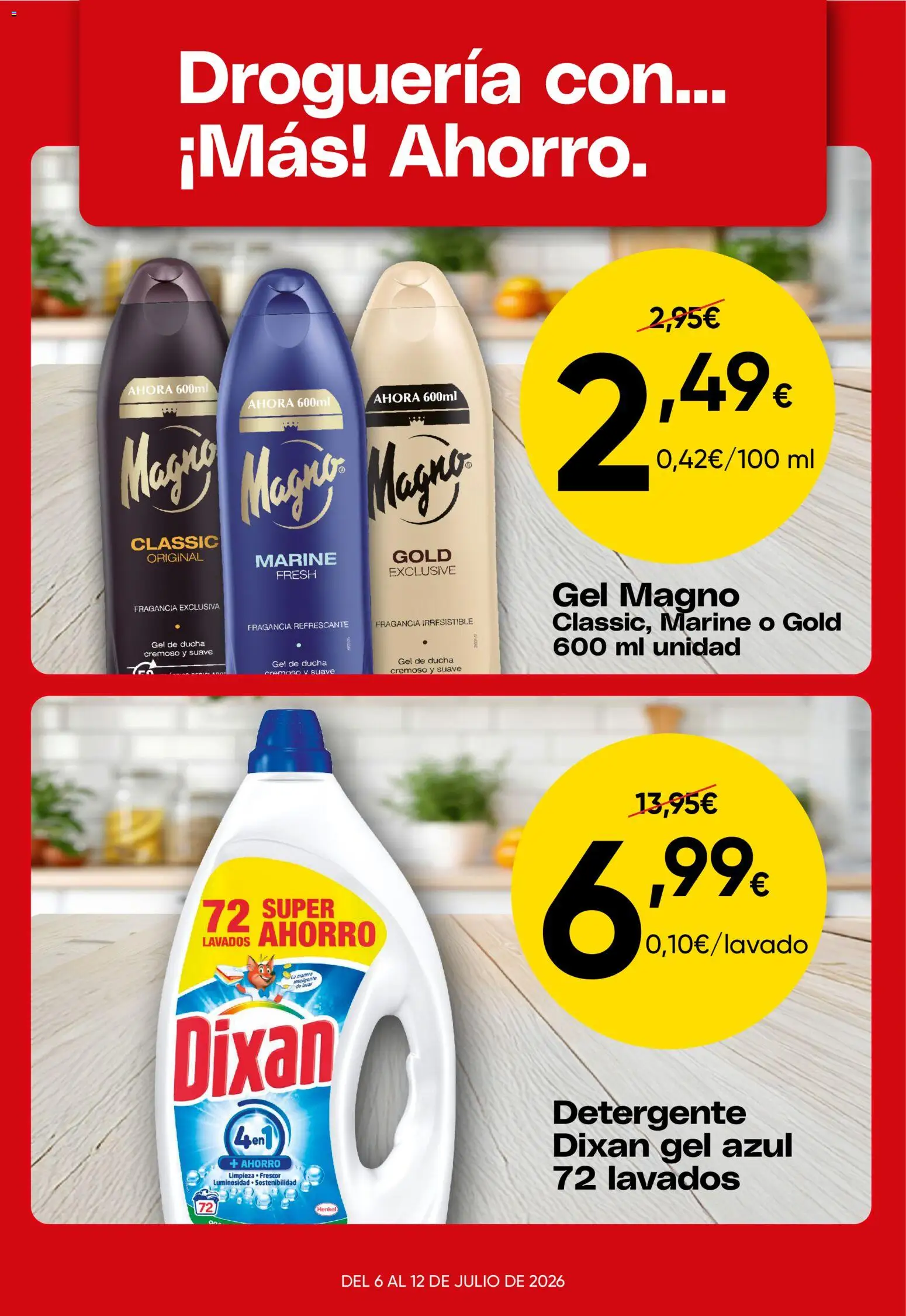 Froiz Oferta semanal │ válido desde el 06/07/2026 | Página: 4 | Productos: Fragancia, Gel de ducha, Detergente, Ducha