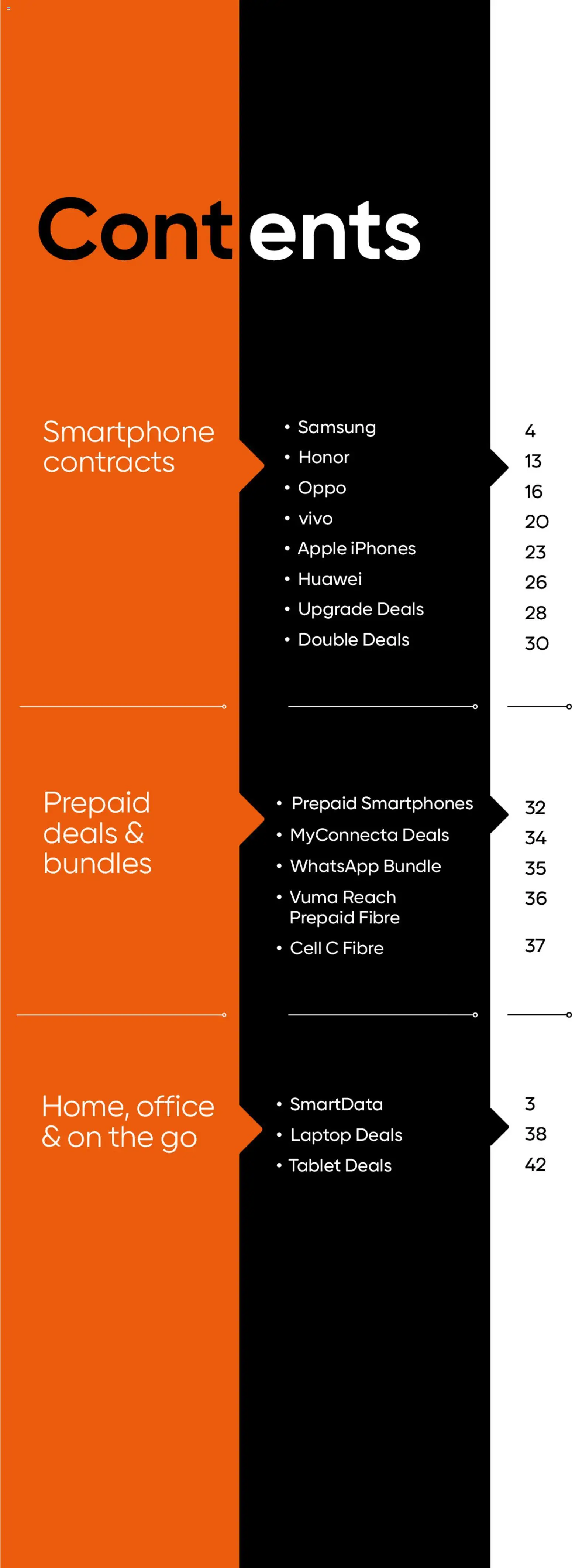 New Cell C catalogue – valid from 18.03.2026 | Page: 2 | Products: Smartphone, Tablet, Laptop