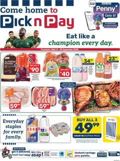 Pick n Pay specials catalogue – valid from 14/09/2026