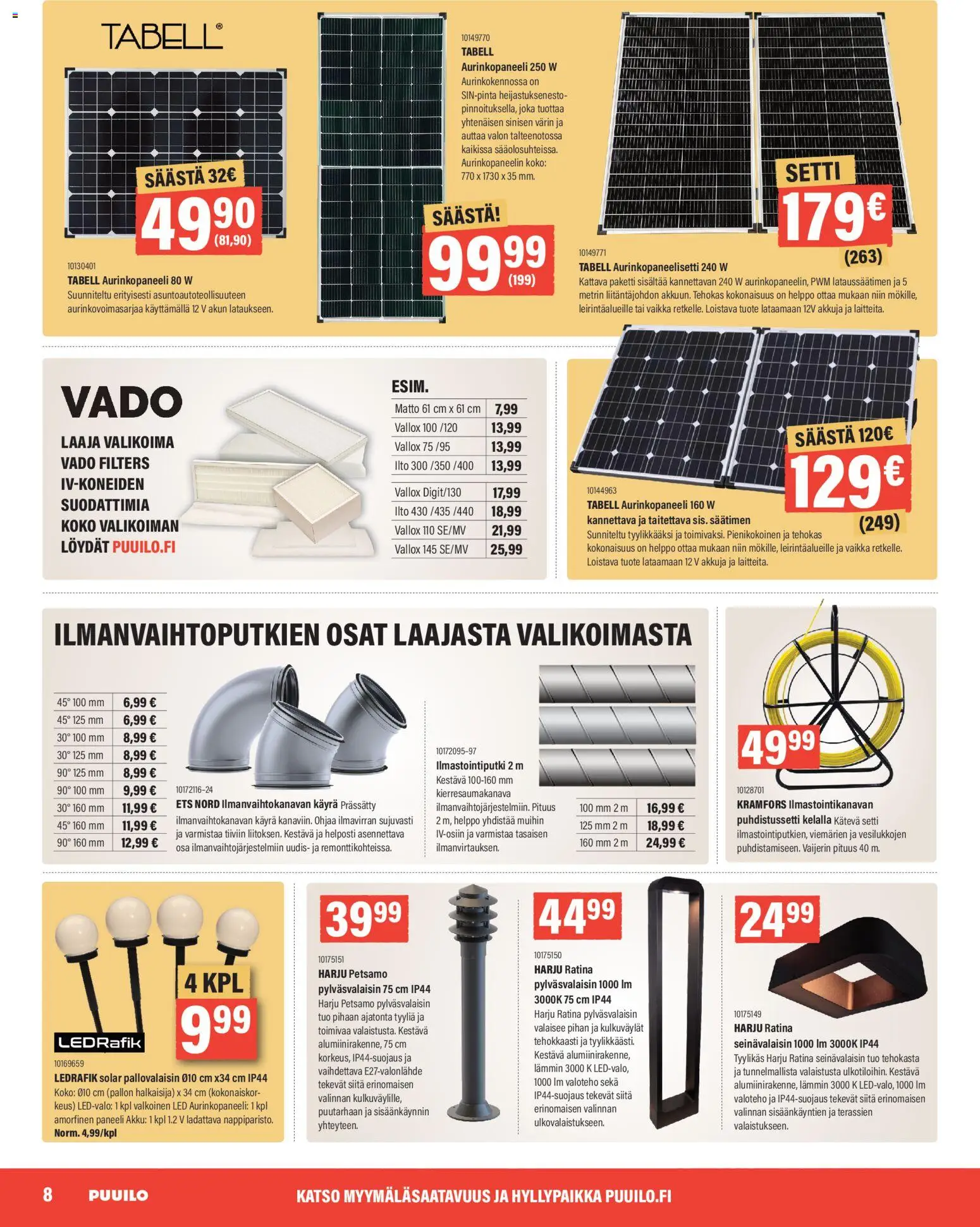 Puuilo tarjoukset – voimassa 07/09/2026 alkaen | Sivu: 8 | Tuotteet: Akku, Matto