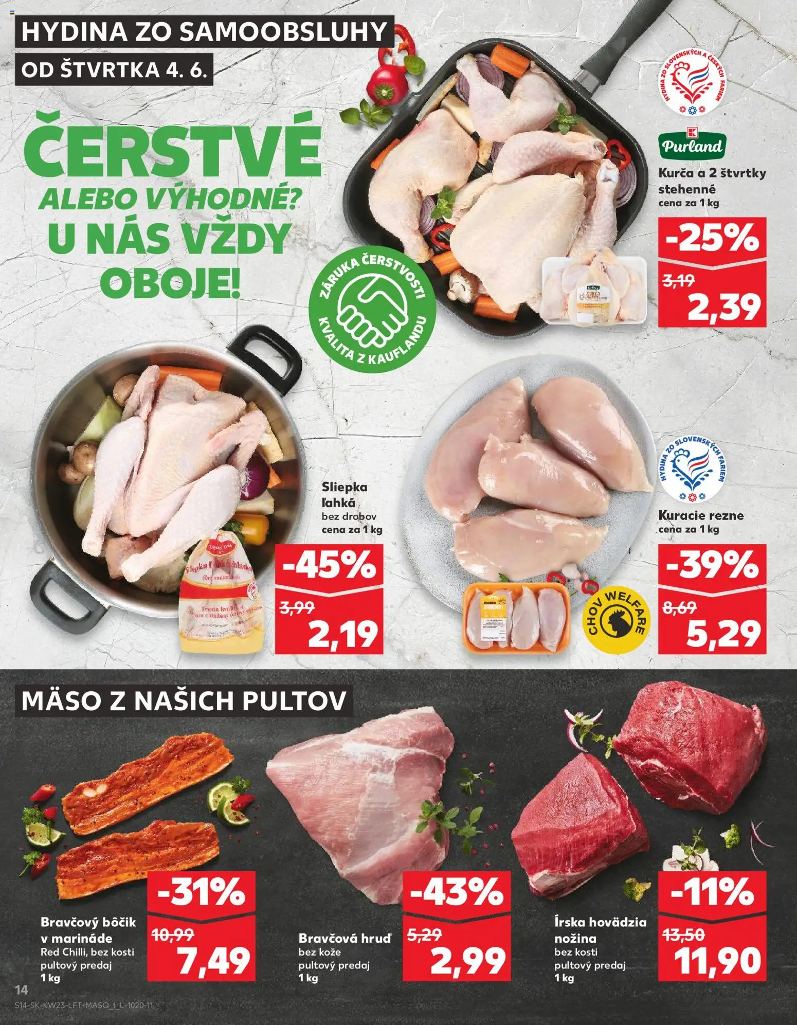 Nové Kaufland akcie – leták je platný od 04.06.2026 | Strana: 14