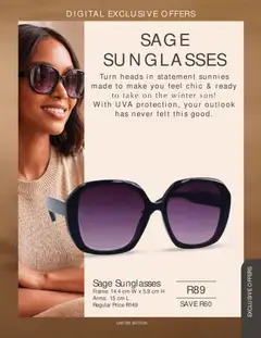Justine specials catalogue – valid from 01/09/2026 | Page: 19 | Products: Sunglasses, Frame