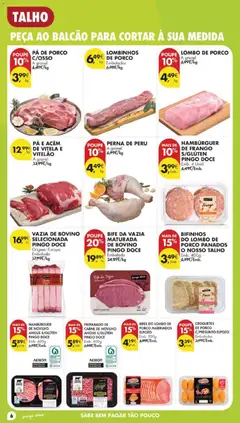 Pré-visualização Pingo Doce folheto válido de 06/10/2026 | Página: 6 | Produtos: Croquetes, Hambúrguer, Lombo de porco, Bife