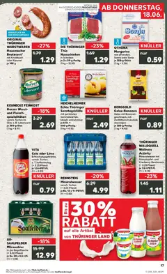 Kaufland Prospekt Gera ab 15.06.2026 gültig | Seite: 2 | Produkte: Margarine, Granatapfel, Cola, Sahne