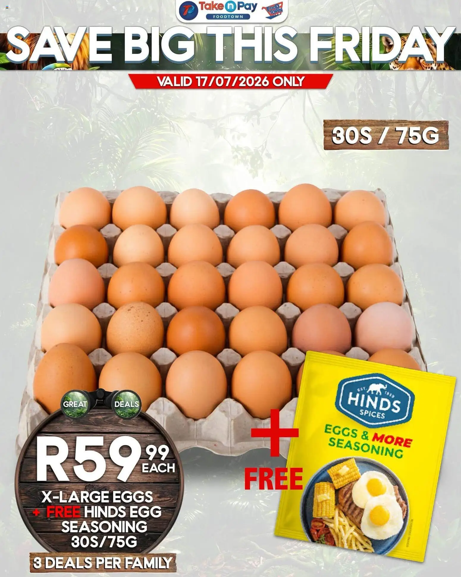 New Take n Pay catalogue – valid from 17/07/2026 | Page: 6 | Products: Eggs, Seasoning, Spices