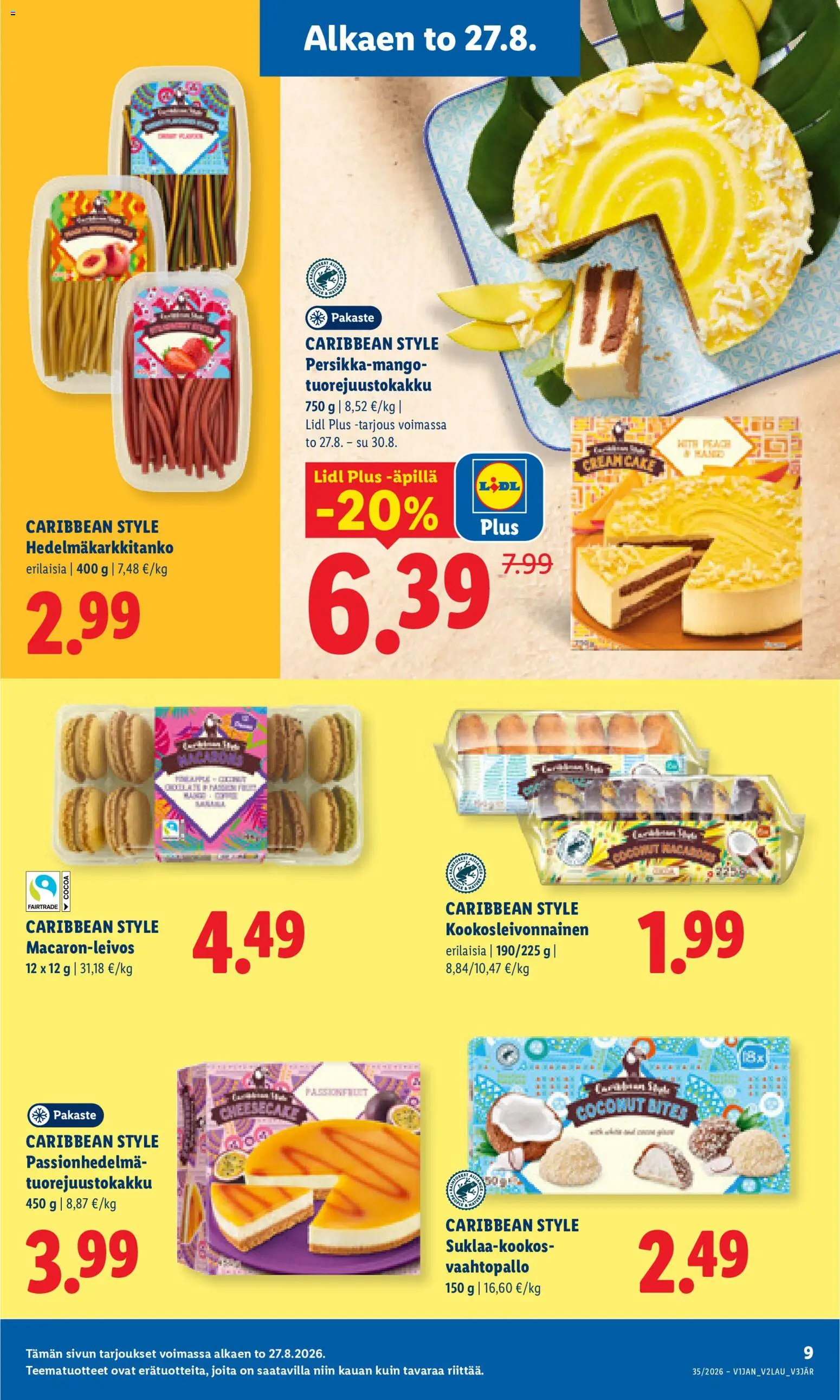 Lidl tarjoukset - Rovaniemi – voimassa 27/08/2026 alkaen | Sivu: 9