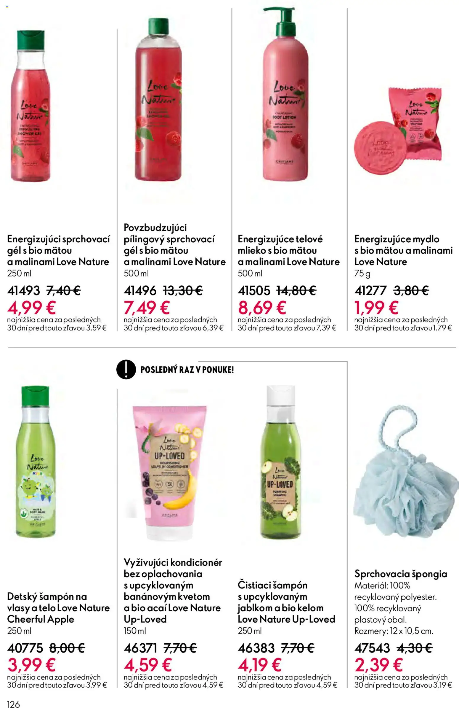 Nové Oriflame akcie – leták je platný od 15.04.2026 | Strana: 126 | Produkty: Apple, Šampón, Kondicionér, Mydlo
