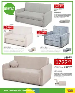 Pogląd oferty "Abra meble gazetka" - ważna od 13.05.2026 | Strona: 21 | Produkty: Sofa