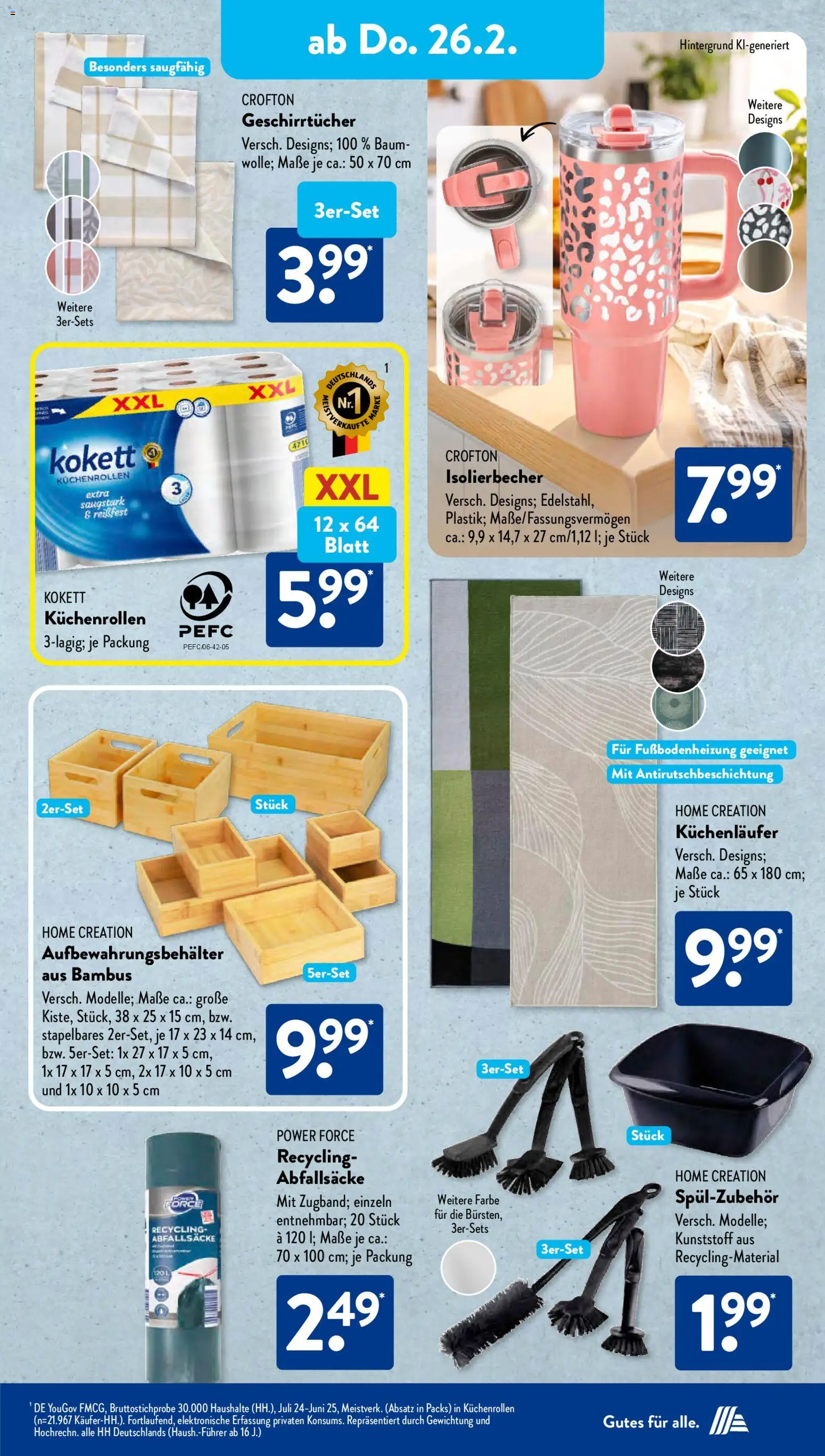 Aldi Süd Prospekt 	 – gültig ab 23.02.2026 | Seite: 17 | Produkte: Top, Bekleidung