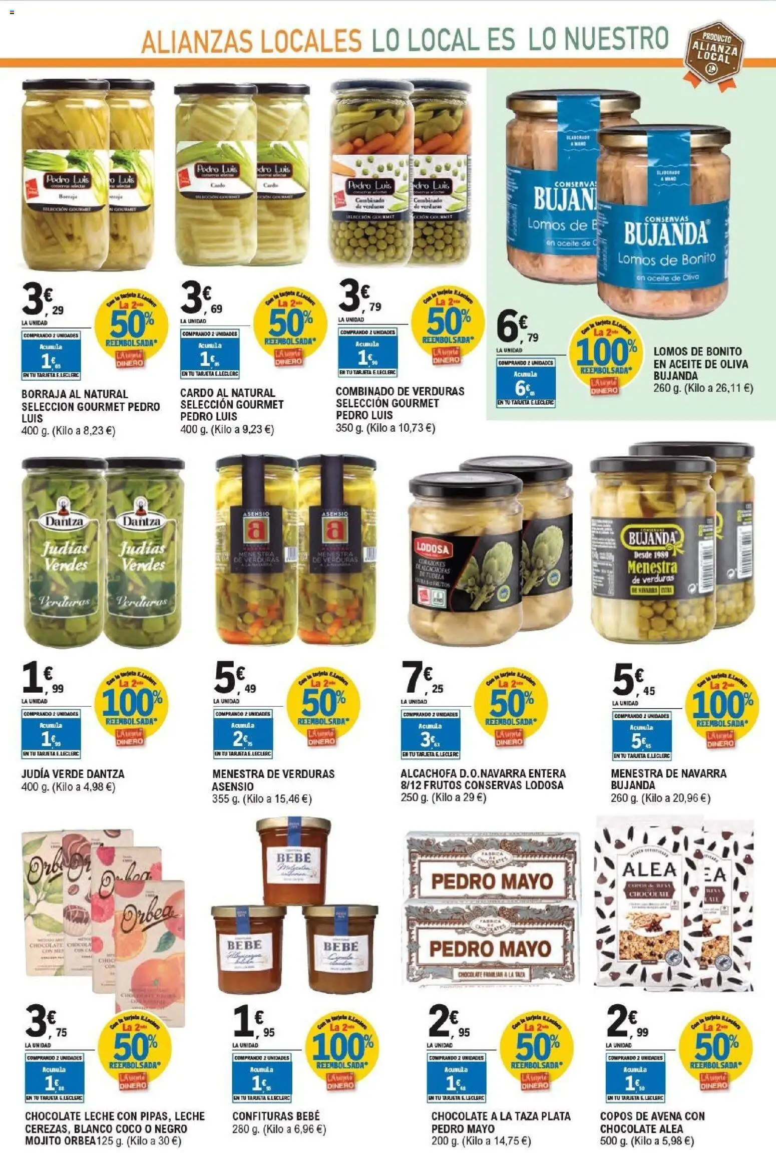 E.Leclerc - Alianza Locales │ válido desde el 21/10/2026 | Página: 5 | Productos: Leche, Aceite, Chocolate, Aceite de oliva