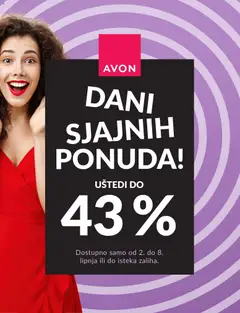 Avon Dani sjajnih ponuda! - Pregled kataloga iz trgovine Avon, vrijedi od 02.06.2026