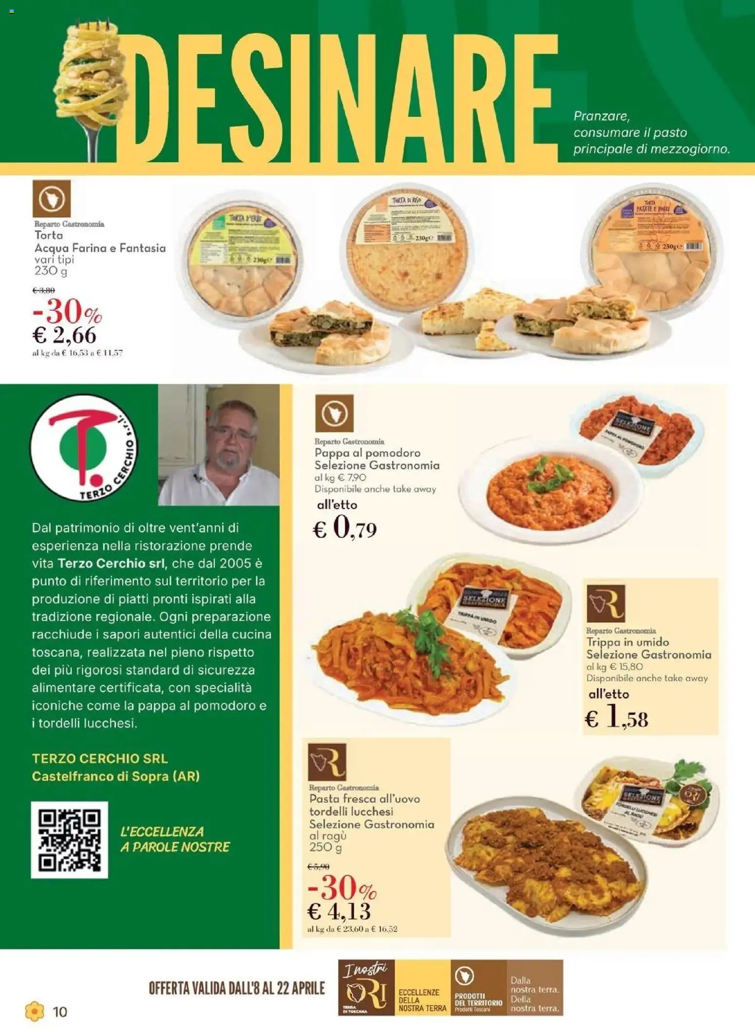 Volantino Conad del 08.04.2026 | Pagina: 10 | Prodotti: Patate, Pomodoro, Farina, Pasta