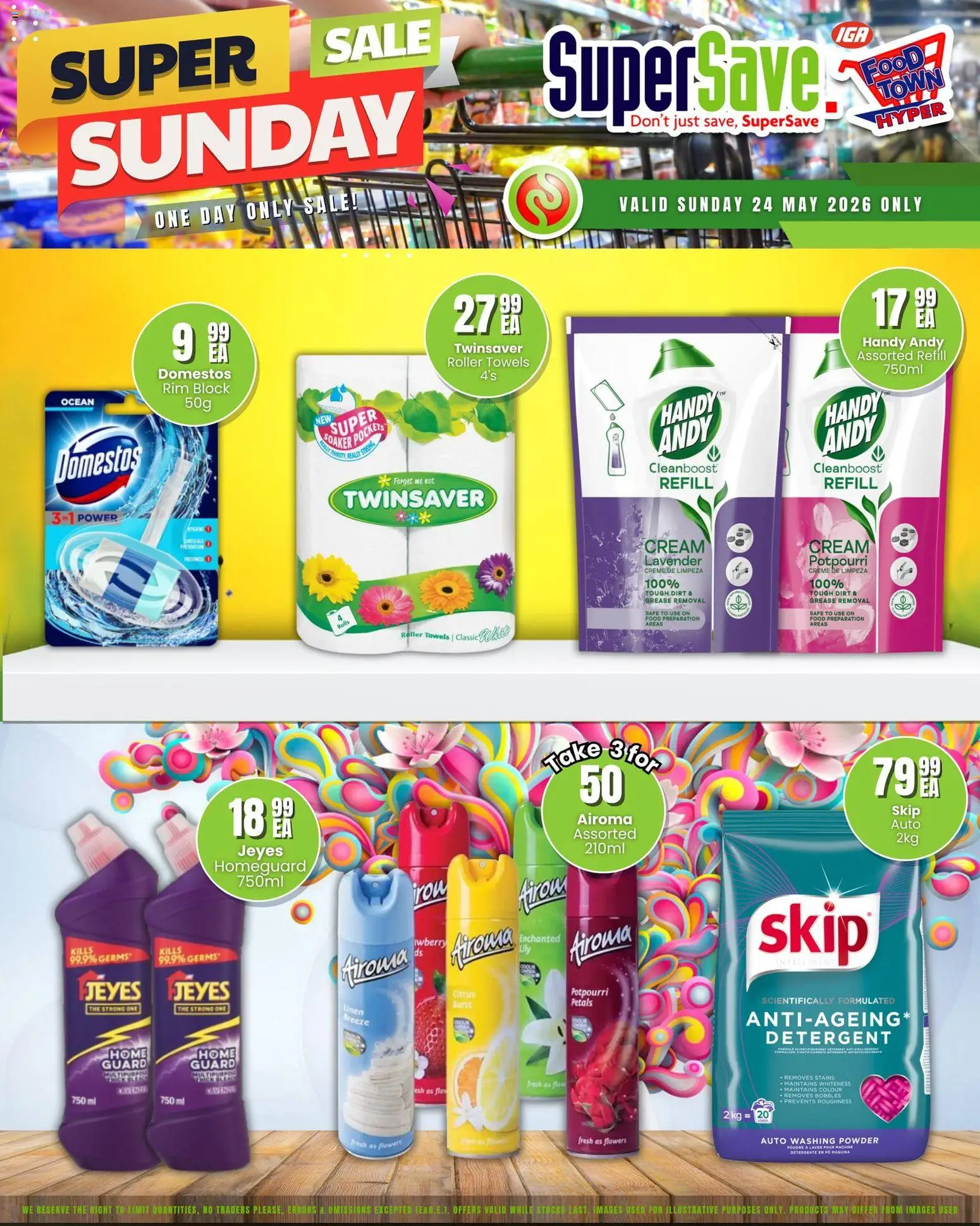 New Super Save catalogue – valid from 24.05.2026 | Page: 9 | Products: Powder, Cream, Washing powder, Detergent