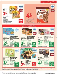 Auchan - Prévisualisation de COLIN D'ALASKA SANS ARÊTE SAUCE À LA CREVETTE MSC SURGELÉ AUCHAN, COLIN D'ALASKA SANS ARÊTE SAUCE À LA CREVETTE MSC SURGELÉ AUCHAN 400 g valide à partir de 30/06/2026 | Page: 21