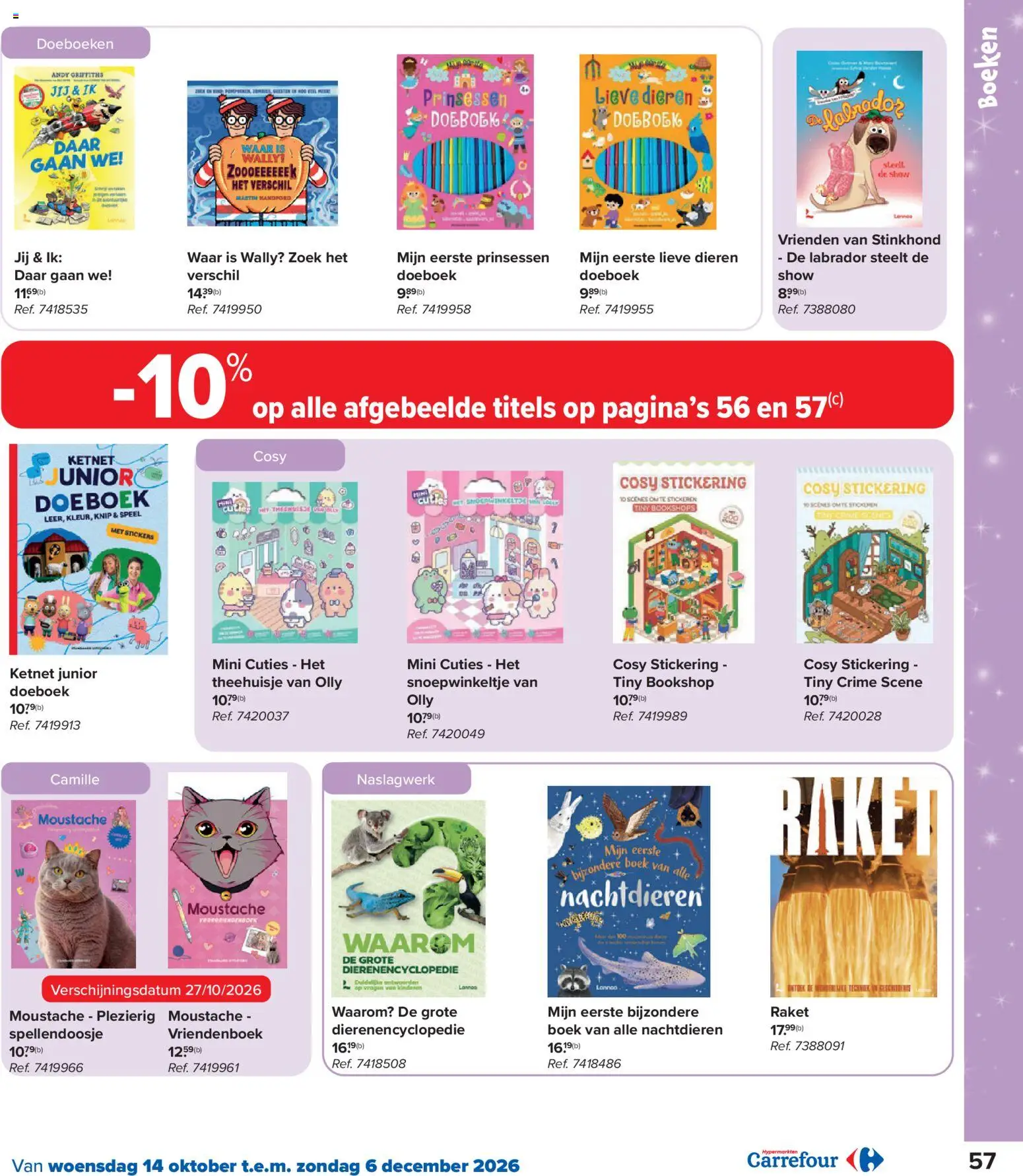 {H1} | Pagina: 57 | Producten: Boek, Stickers, Boeken