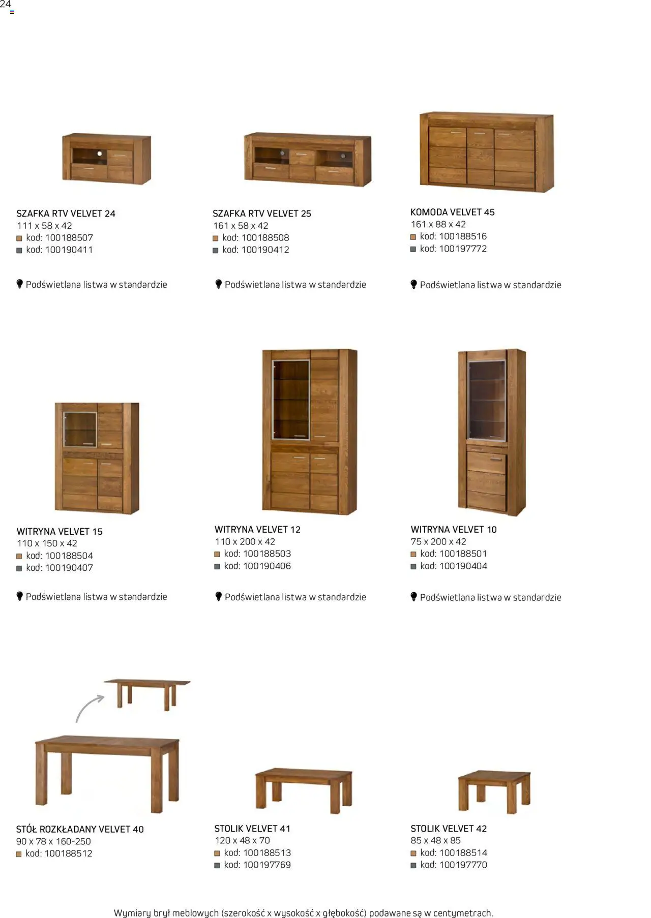 Komfort Gazetka - Katalog Meble od 01.09.2024 | Strona: 24
