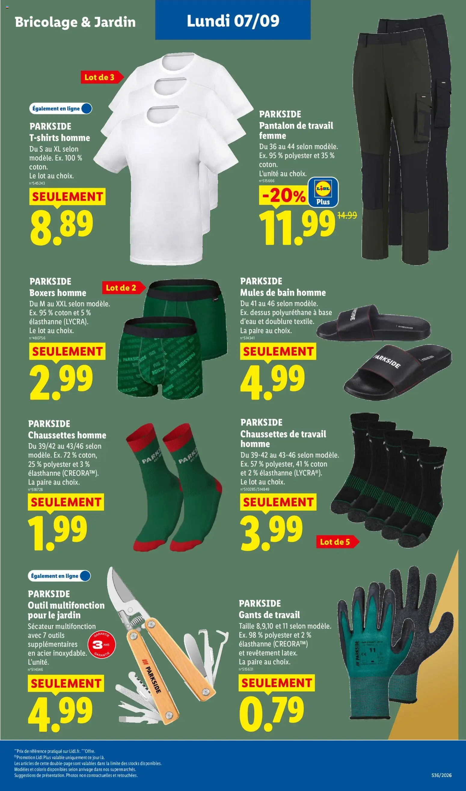 {H1} | Page: 55 | Produits: Base, Sécateur, Chaussettes, Gants