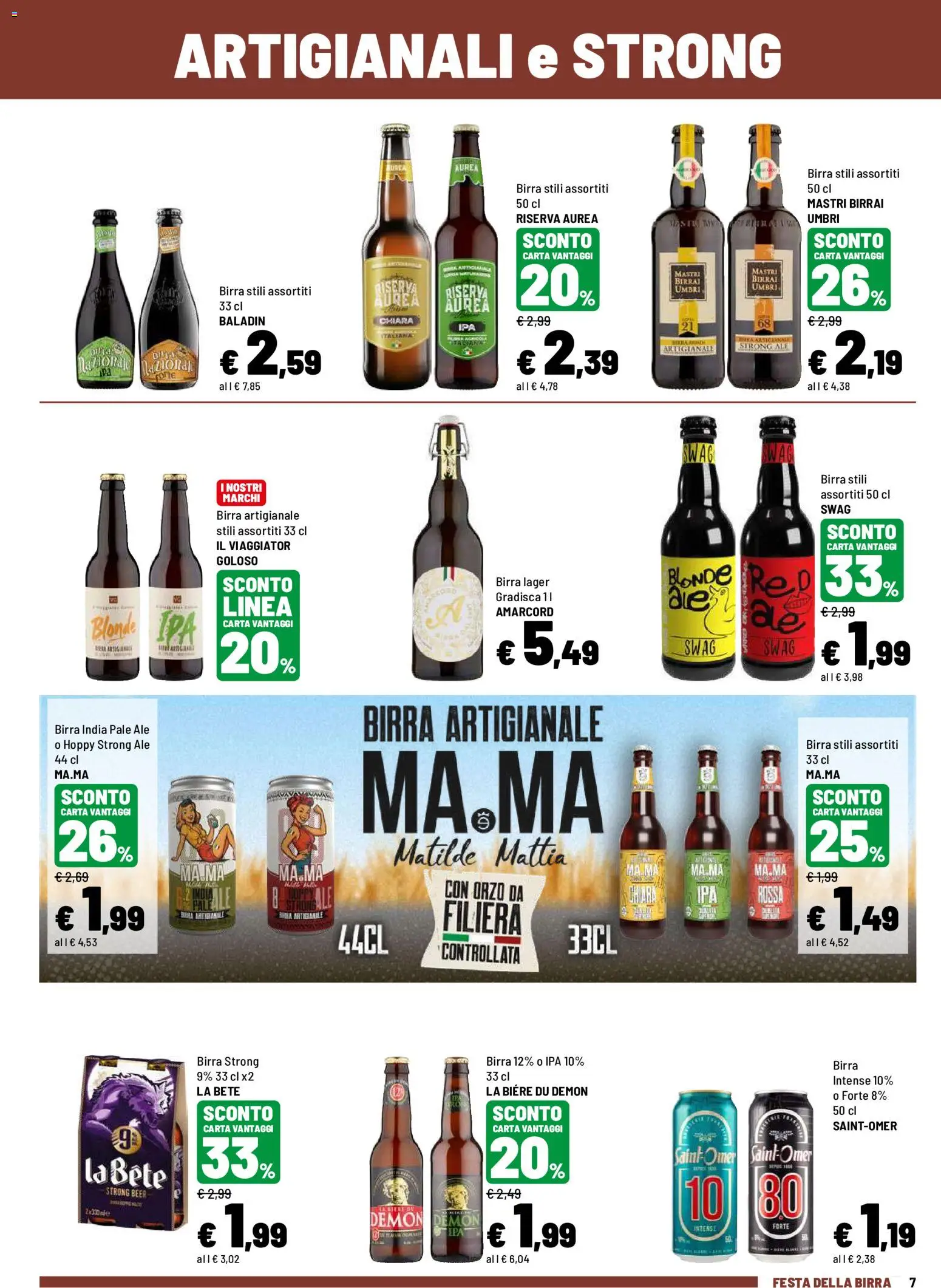 Volantino Iper del 27/07/2026 | Pagina: 7 | Prodotti: Birra