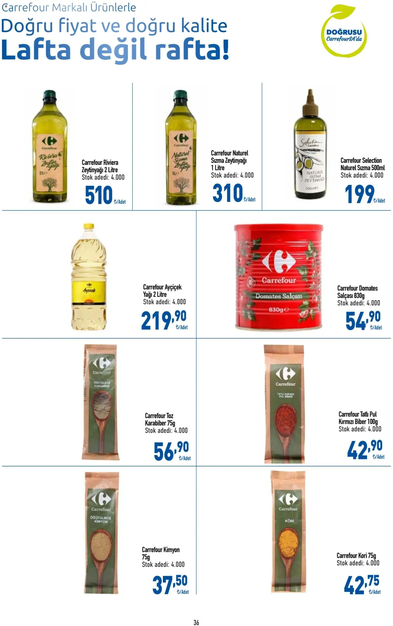 CarrefourSA Katalog - 25 Haziran 2026 tarihinden itibaren geçerlidir | Sayfa: 36
