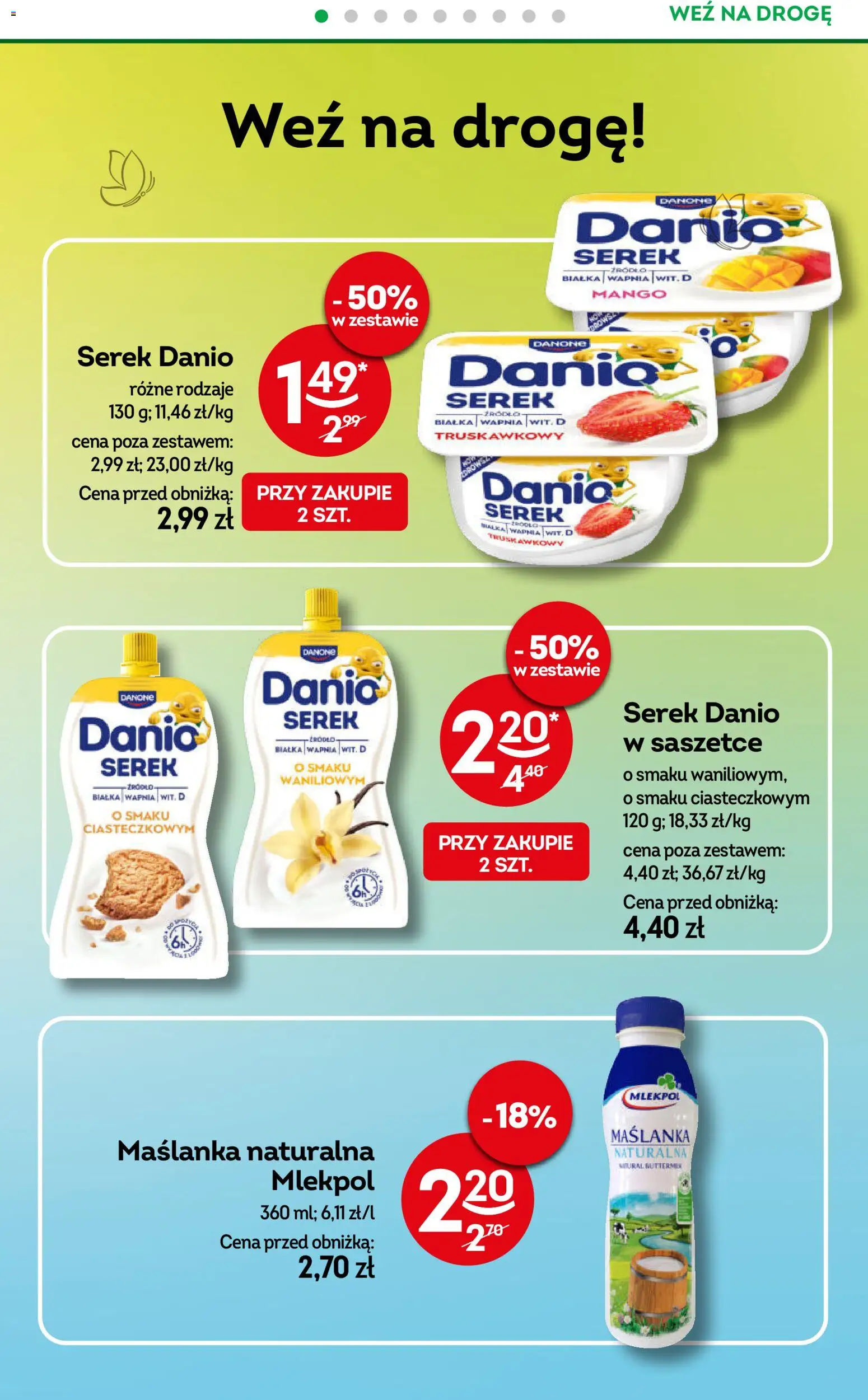 Żabka gazetka od 01.07.2026 | Strona: 68 | Produkty: Mango, Maślanka, Serek