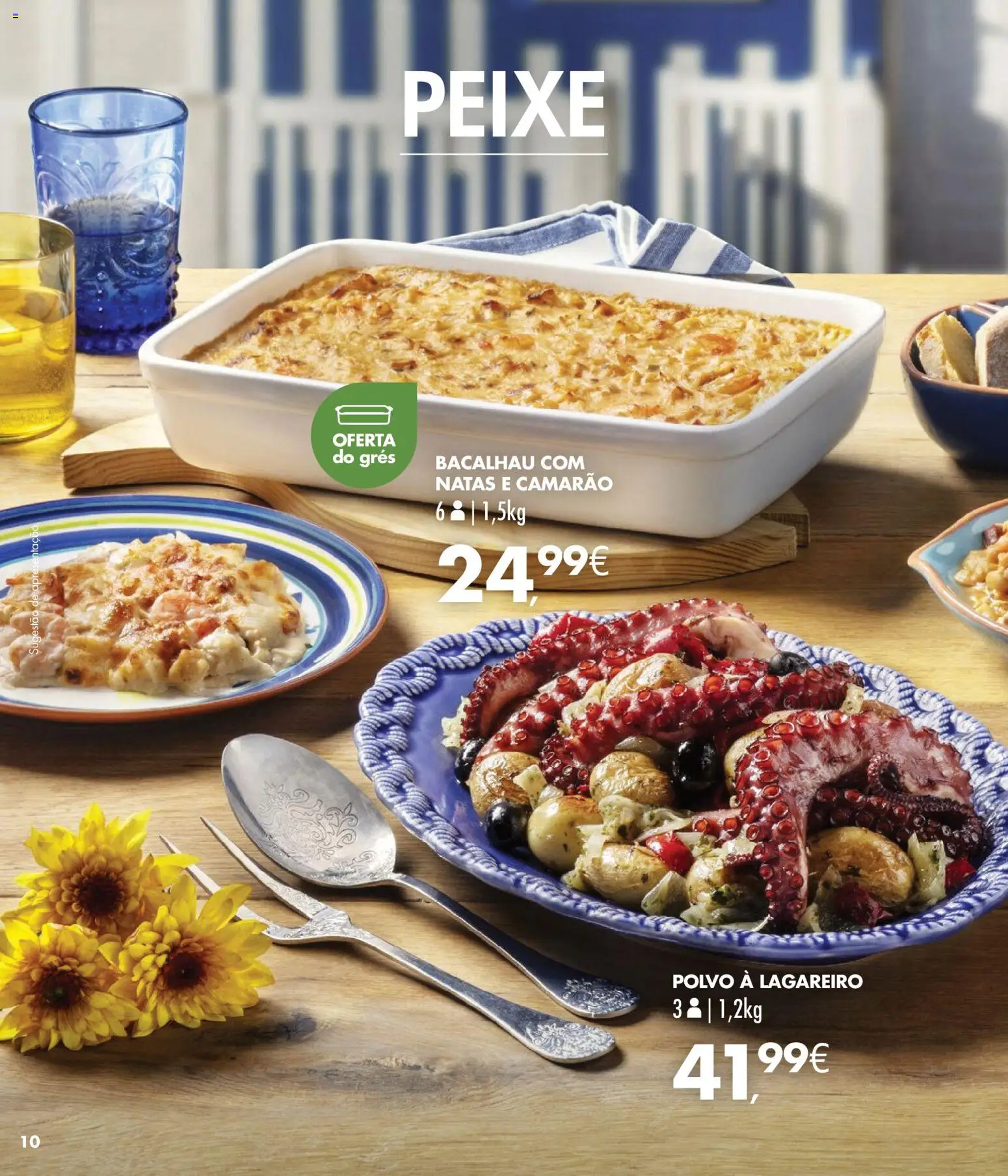 Pingo Doce Encomendas de Páscoa │ válido de 03.03.2026 | Página: 10 | Produtos: Polvo, Camarão, Peixe, Natas