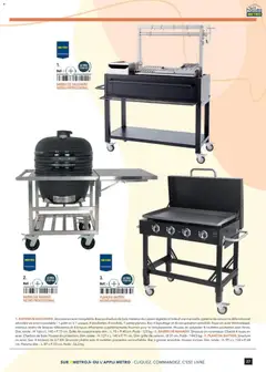 METRO - Prévisualisation de METRO - Terrasse&salle Collection 2026 valide à partir de 09/01/2026 | Page: 27 | Produits: Barbecue, Poids, Grille de cuisson, Livre