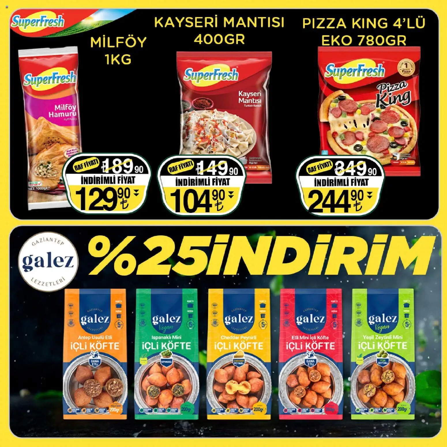 Sarıyer Katalog - 17.04.2026 tarihinden itibaren geçerlidir | Sayfa: 16 | Ürünler: Raf, Pizza