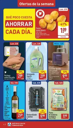 Vista previa Pasta de verduras ecológica, Pasta de verduras ecológica. 250 g válido desde el 03/08/2026 | Página: 2 | Productos: Detergente, Vino, Pasta, Detergente líquido