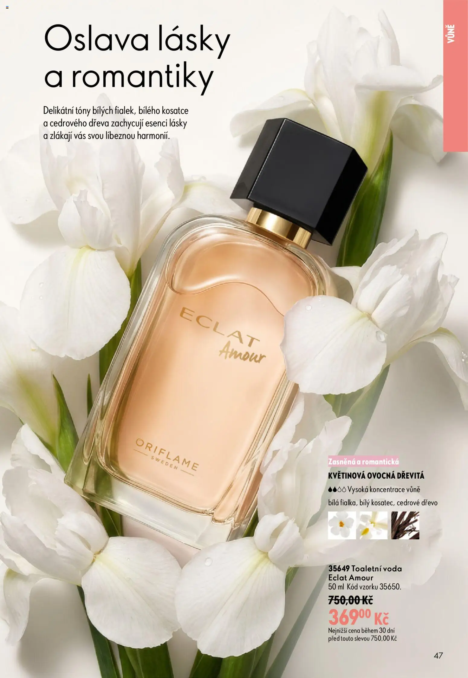 Oriflame katalog č. 13/2026 od 09.09.2026 | Strana: 47 | Produkty: Voda, Toaletní voda