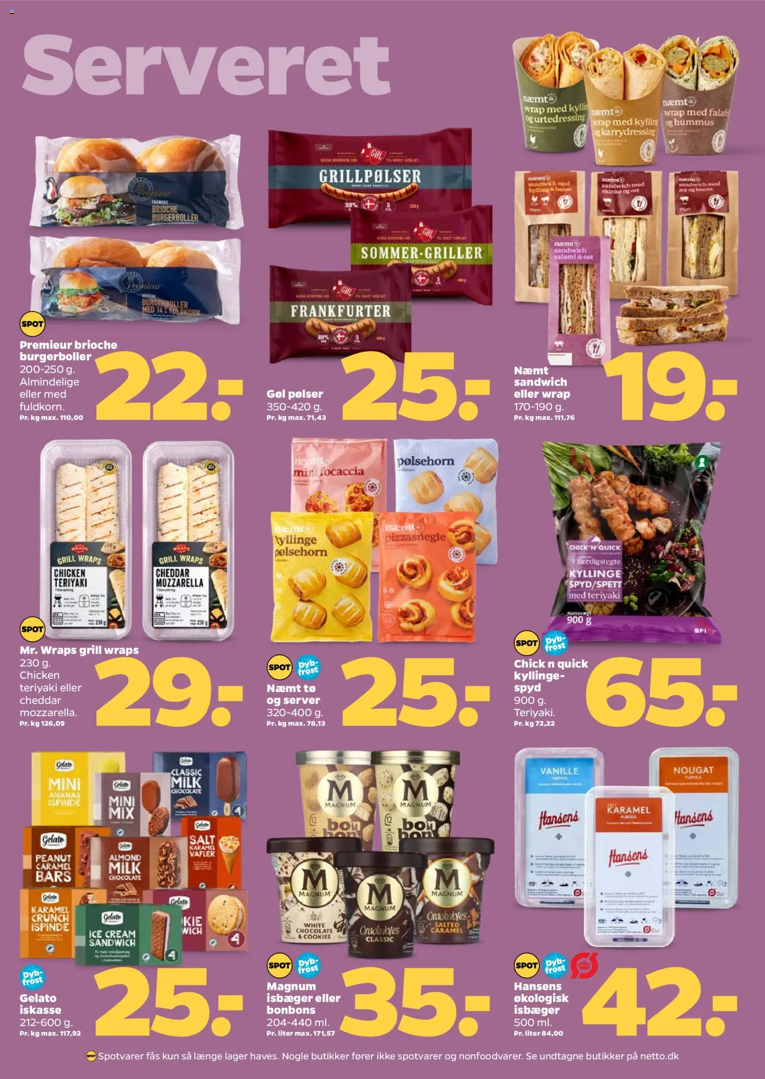 Netto tilbudsavis – gyldig fra 30.05.2026 | Side: 17 | Produkter: Pølser, Burgerboller, Aparelho de barbear, Grill