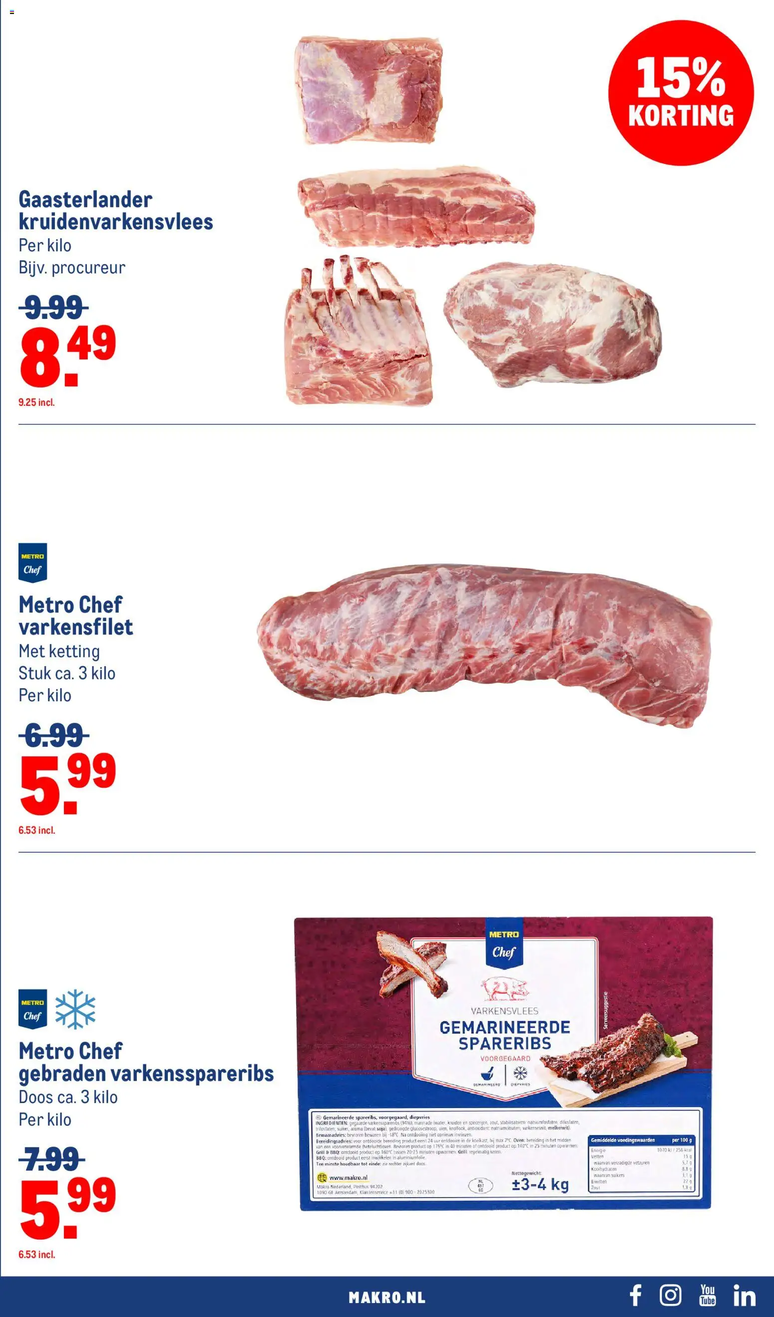 {H1} | Pagina: 5 | Producten: Varkensvlees, Oven, Ketting, Ingrediënten