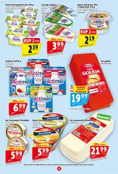 Pogląd oferty "Prim Market gazetka" - ważna od 24.09.2026 | Strona: 4 | Produkty: Serek homogenizowany, Banan, Serek naturalny, Ser gouda